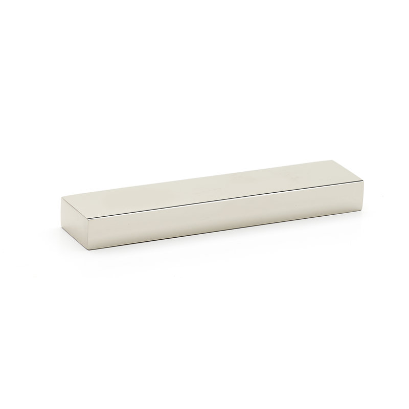 Poignée barre Tempo, Nickel poli, 4"