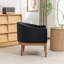 Fauteuil avec pieds en bois massif-131080926