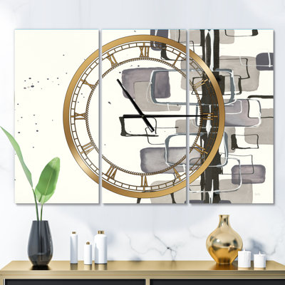 Glam Dancing forme III - Horloge murale moderne