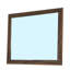 Miroir de commode rustique Chaffin