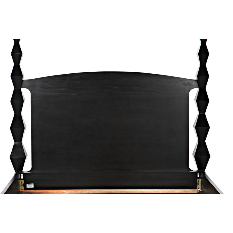 Brancusi Solid Wood Four Poster Bed, Queen