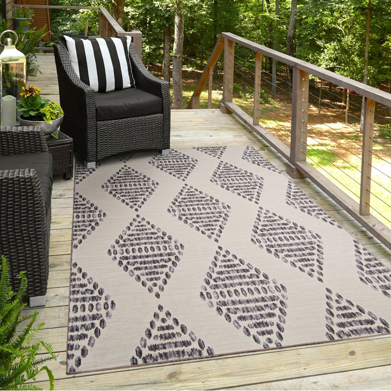 Tapis rectangulaire brun / beige Ariat, Rectangle 5 pi x 7 pi