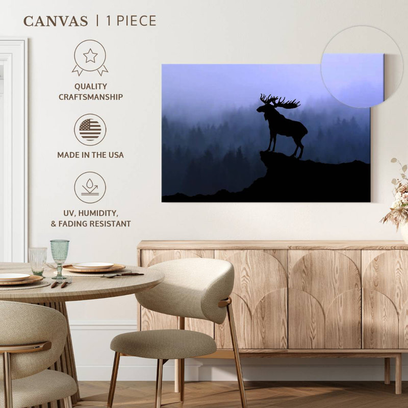 Crowle Moose Cliff Silhouette