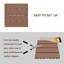 30.5cm L x 30.5cm W Plastic Interlocking Deck Deck Tile Kit-127323612