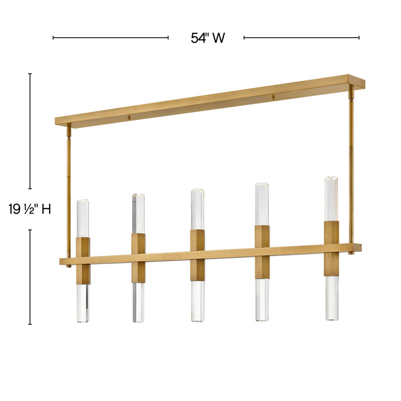 Cecily Ten Light LED Linear