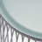 Modern Stylish Side Table with Tempered Glass Top-1533745807