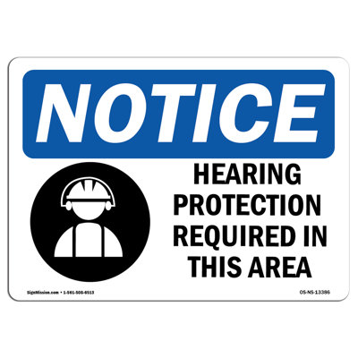 Hearing Protection Required Sign