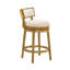 Tabouret de bar de cuisine à hauteur de comptoir pivotant en bois Noely Modern Farmhouse-1603604196-1603604199-1603604192