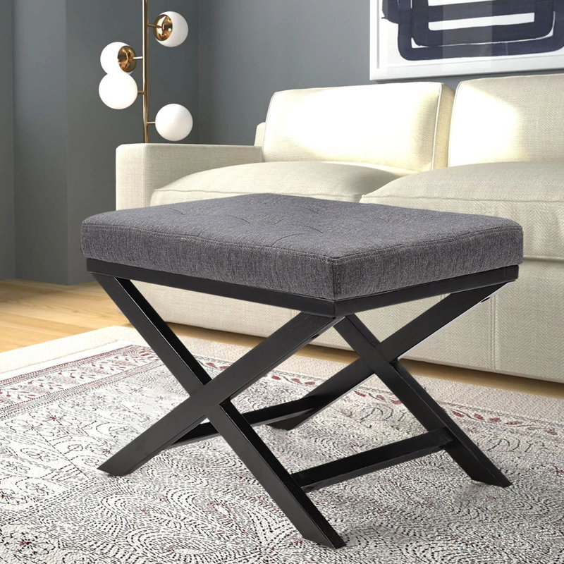 Linen Upholstered Bench