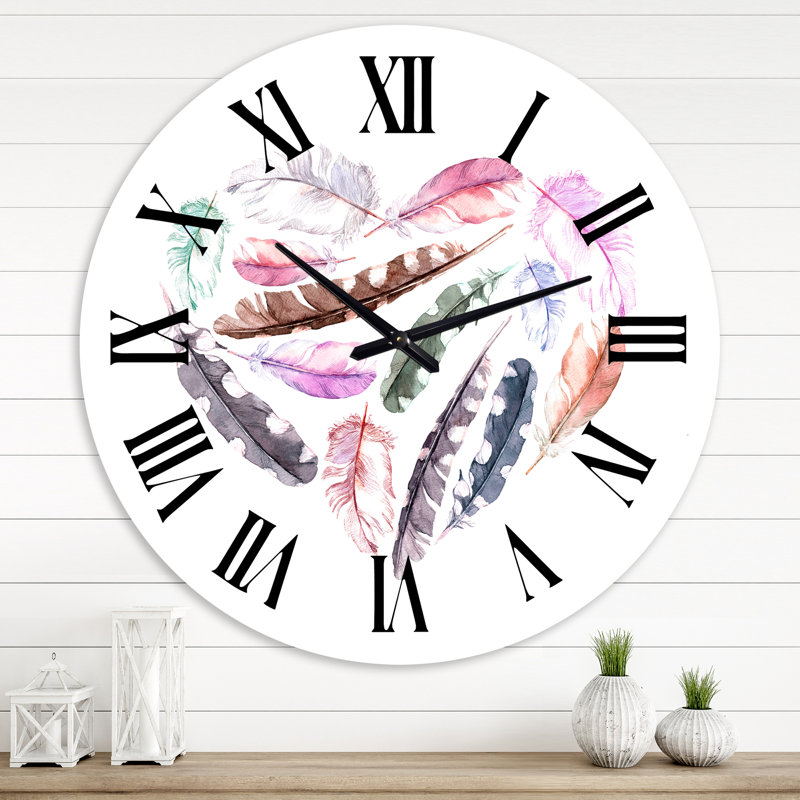 Horloge murale bohème et éclectique, Grand