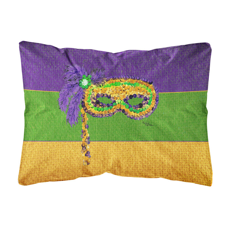 Coussin décoratif intérieur/extérieur mardi gras