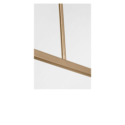 Zentro Four Light Linear Chandelier