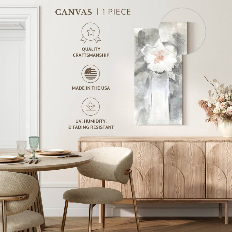 Avery Silver Blush II, 30" H x 15" W