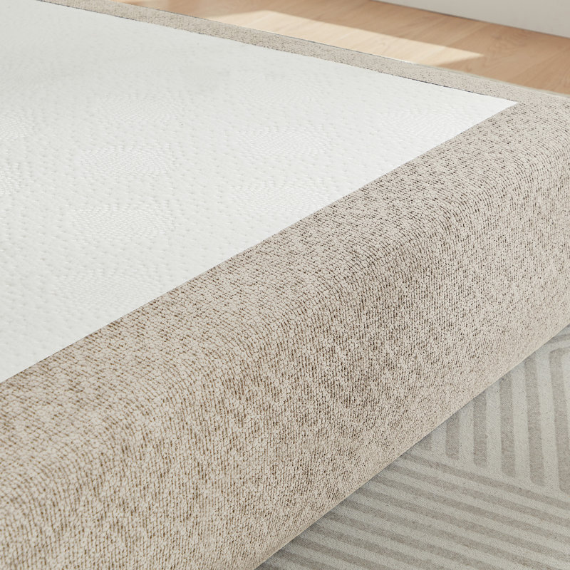 Lit compressible en chenille, Beige