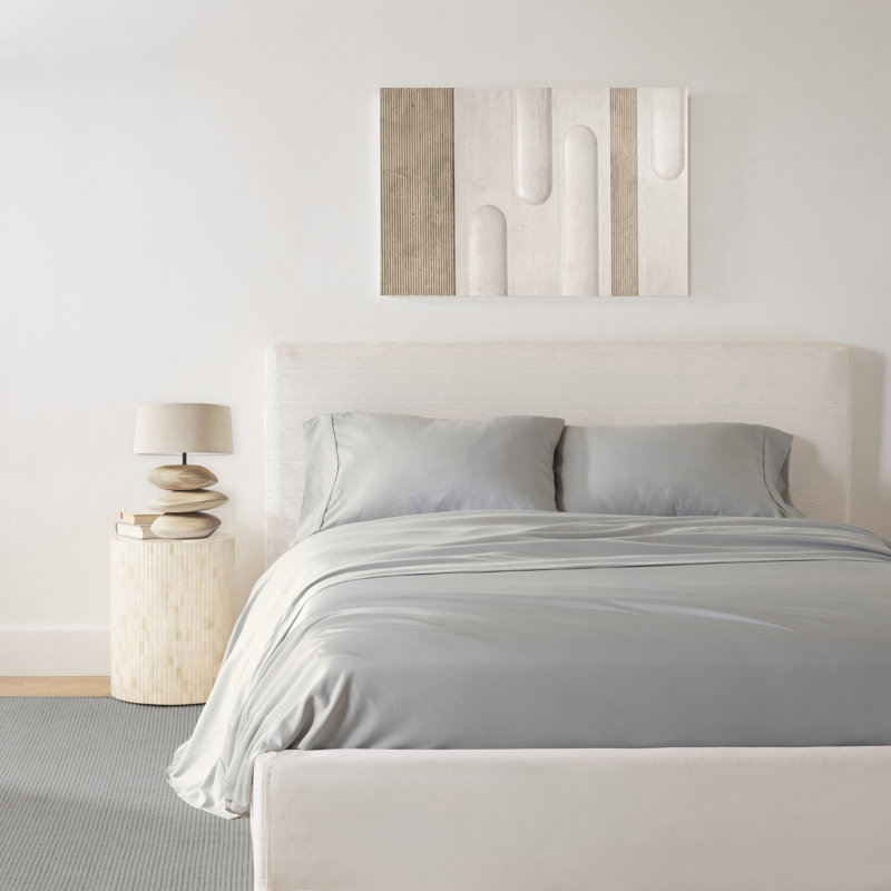 Lux Enzyme-Washed Double-Brushed 4pc. Sheet Set, Twin, Ivory
