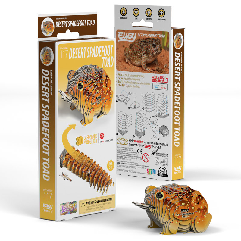 Casse-tête 3D EUGY Desert Spadefoot Toad