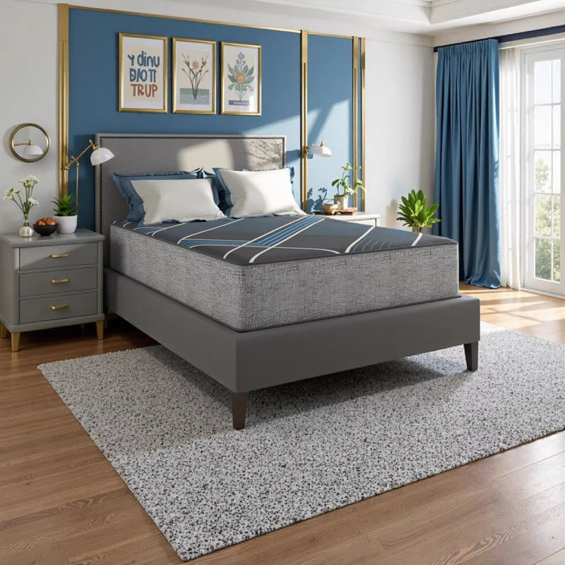 TempaGel by Restonic 13" Smooth Top Lux Firm King Mattress - Advanced Cooling Hybrid with Gel Memory Foam & 1000 Coil Support