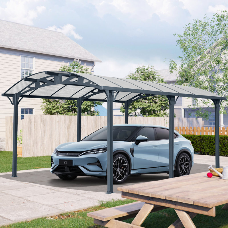 Abri de voiture extérieur en métal 12x16x8