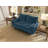Drus 58" Square Arm Sofa Loveseat-626955682