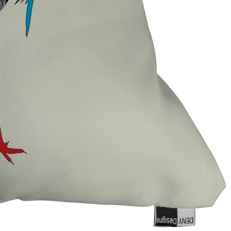 Coussin Bird, 16 po x 16 po