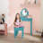 White Kids Vanity, Makeup, and Study Table-1686279573