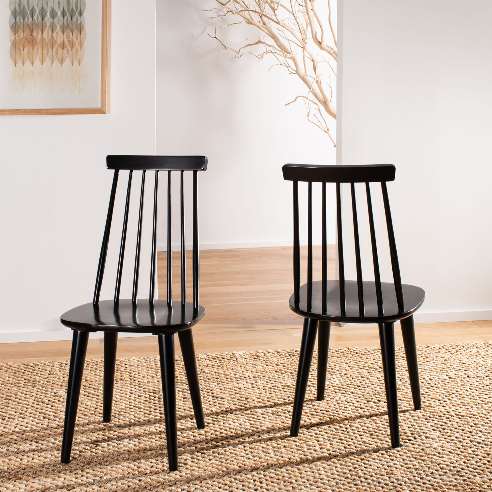 Rolde Dining Chair, Black