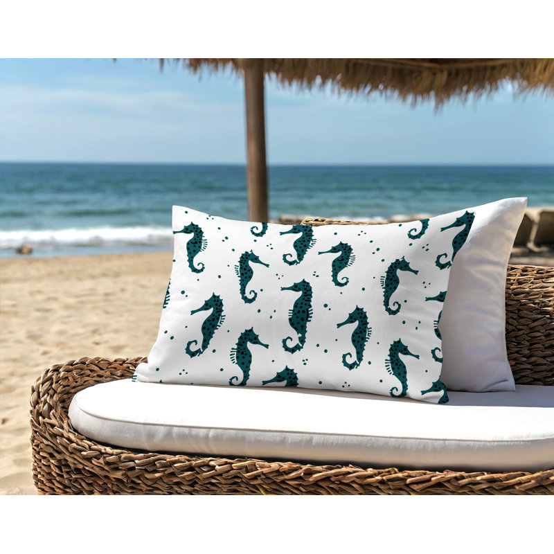 Coussin Barnon, H 18 po x l 25 po, Émeraude