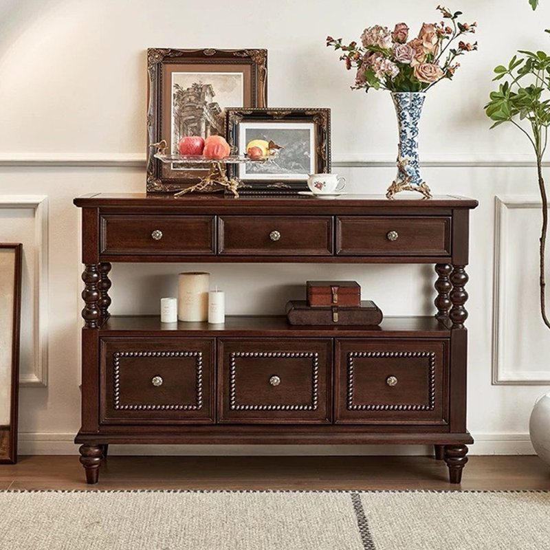 Console de style européen, Brun