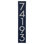 Floating Modern 6" Number Vertical Address Plaque (5 Characters)