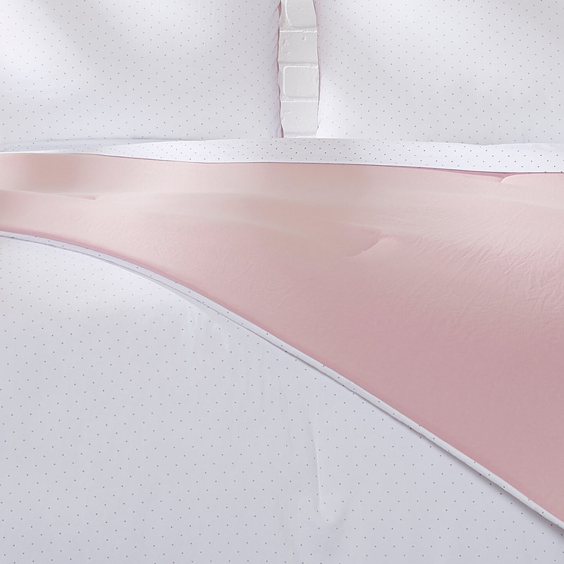 Polyester Dots Comforter, Twin, Rose