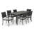 Ehrenfried 6 - Person Patio Dining Set with Rectangular Table , Cushions Included-603610534
