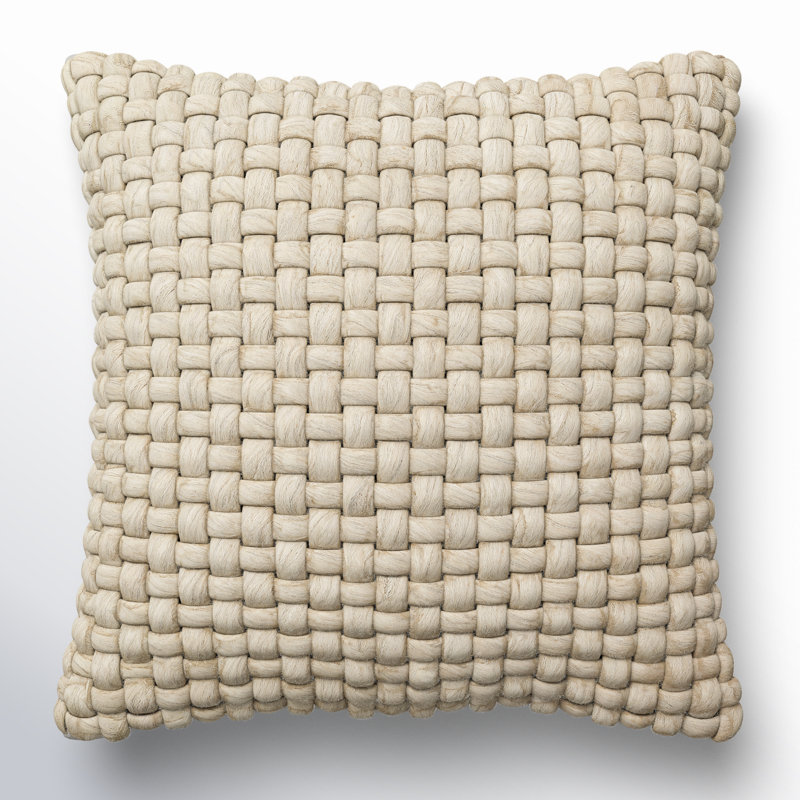 Coussins Belel, 18 po x 18 po, Duvet, Taupe