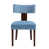 Velvet Light Blue/Wood