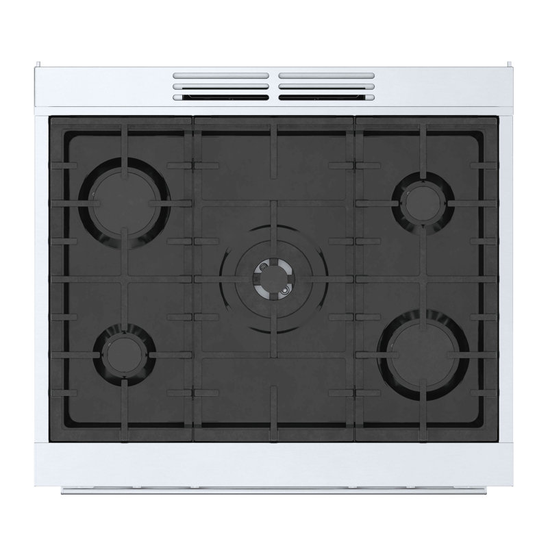 800 Series 30" 3.7 cu. ft. Freestanding Gas Range, Stainless Steel