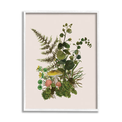 Botanical Nature Mushroom Sprig, art de la giclée par House Of Rose