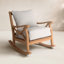 Brunswick Teak Patio Rocking Chair