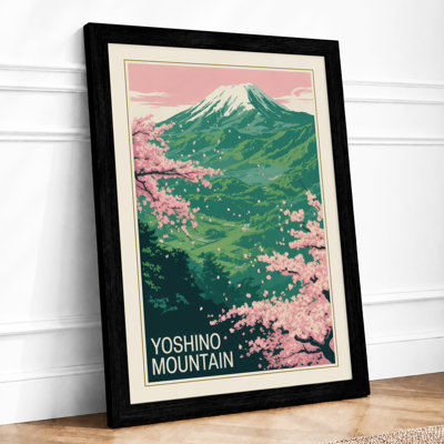 Yoshino Mountain In Spring Japandi - Print