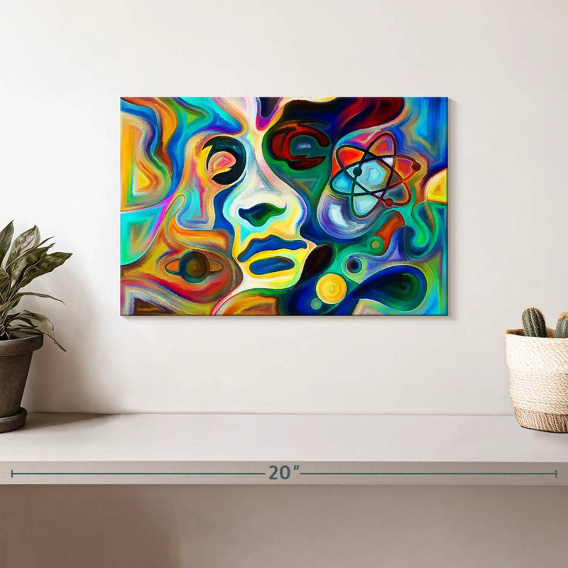 Avery Abstract Galaxy, 8" H x 12" W