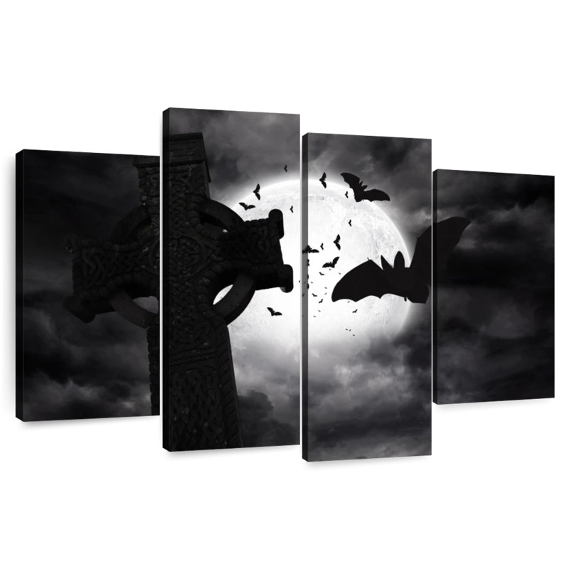 Hitzel Graveyard Bats, 32" H x 52" W