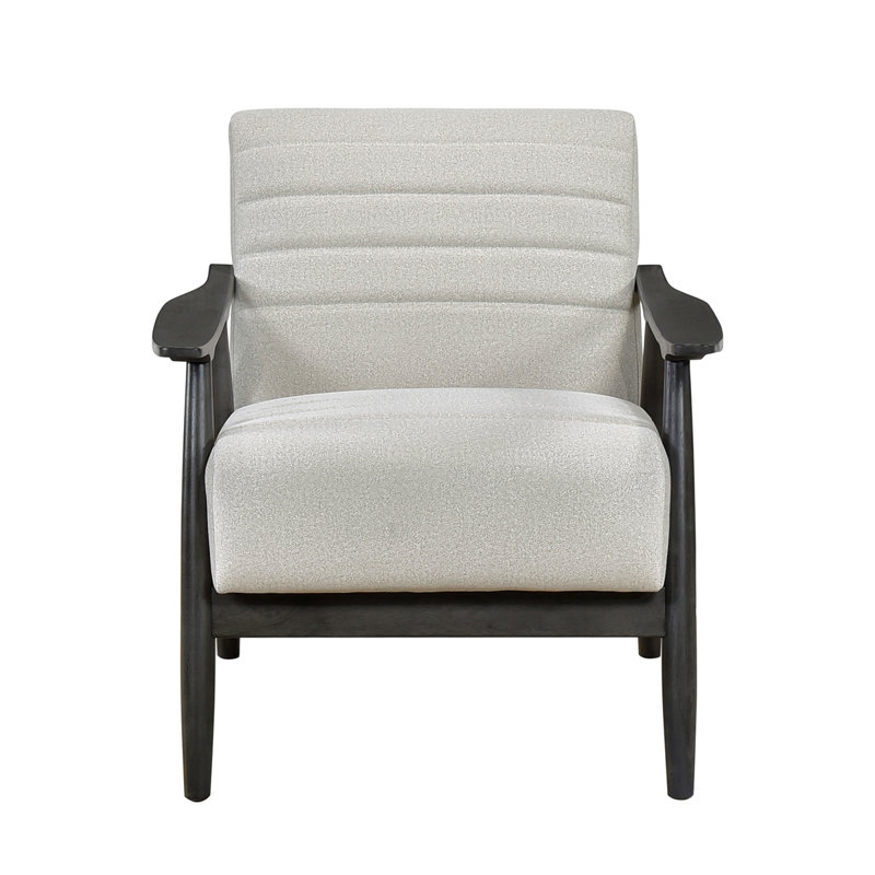 Fauteuil d'appoint décontracté de style transitionnel 1pc, Blanc