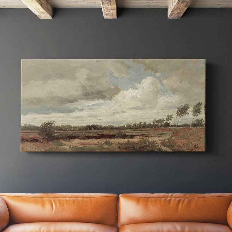 Série paysage - DCCXC III - Toile tendue avec châssis - Prêt à être accroché, H 20 po x l 40 po