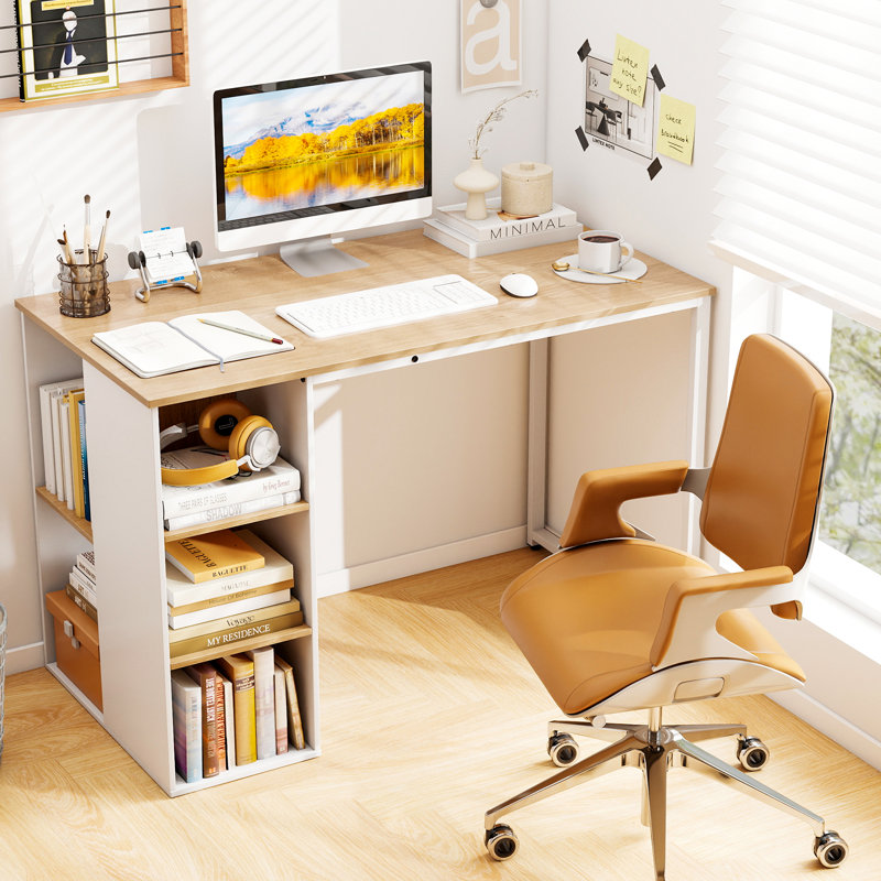 Iron Computer Desk, Yellow