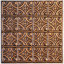 Carreau de plafond en vinyle antique L 23,75 po x l 23,75 po Valencia