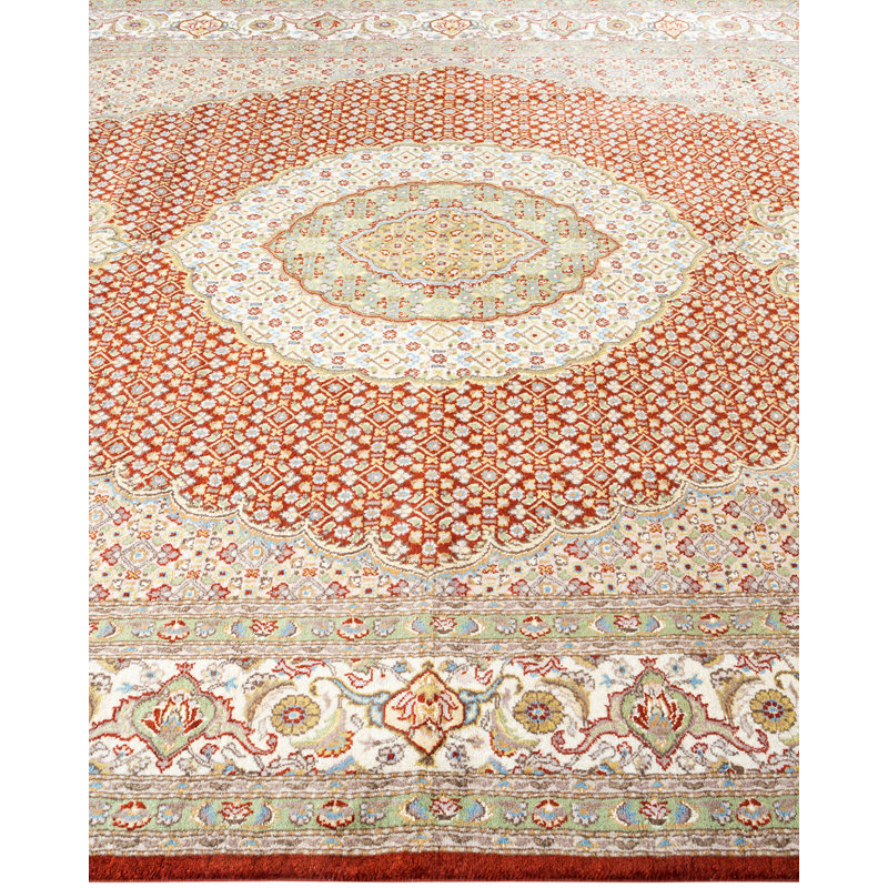 Classic One-of-a-Kind 6'8" X 9'7" Hand Knotted Area Rug