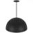 24 Inch Diameter Integrated LED Pendant, Black Finish