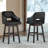 Nestor Swivel Upholstered Counter Stool with Solid Wood Frame-1040640251-1040640255