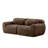 Boneless Fluffy Plush Fabric Boneless Sofa with Anti-Slip Bottom and Throw Pillow-159716633-159716613-159716611