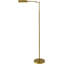 Nathanael 55'' Plated Base LED Task Floor Lamp