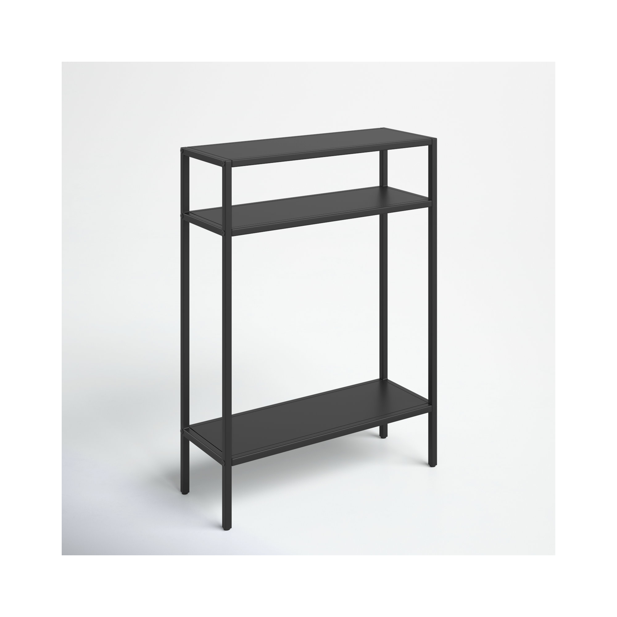Aisha Console Table, 29.5" H x 22" W x 8" D, Blackened Bronze