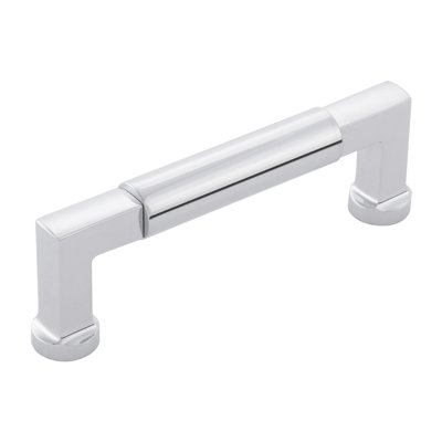 Parkview Collection Handle Pull - 3-3/4" Center to Center Cabinet Pull Chrome - Transitional Hardware for Drawers & Cabinets